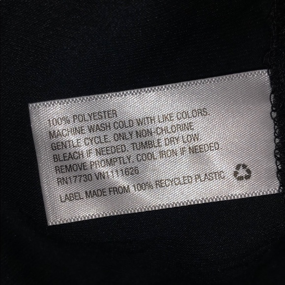 A New Day black long sleeve ruffle blouse NWT XXL - Picture 5 of 5